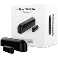 Fibaro Door/Window Sensor 2, Détecteur d'ouverture Noir, Z-Wave