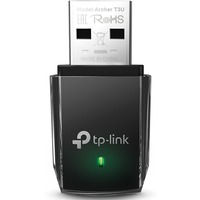 TP-Link Adaptateur USB sans fil MU-MIMO Archer T3U AC1300 mini, Adaptateur WLAN Noir