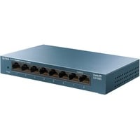 TP-Link LS108G Non-géré Gigabit Ethernet (10/100/1000) Bleu, Switch Bleu, Non-géré, Gigabit Ethernet (10/100/1000)