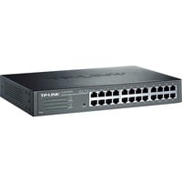 TP-Link TL-SG1024DE Géré L2 Gigabit Ethernet (10/100/1000) 1U Noir, Switch Noir, Géré, L2, Gigabit Ethernet (10/100/1000), Grille de montage, 1U