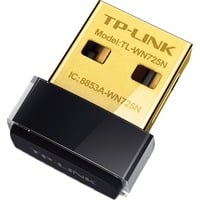 TP-Link TL-WN725N, Adaptateur WLAN Noir, Vente au détail