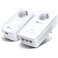 TP-Link TL-WPA8631P Kit AV1300 Gigabit Passthrough Powerline AC Wifi-kit, CPL Blanc, 2 pièces
