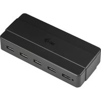 i-tec USB 3.0 Charging HUB 7 Port + Power Adapter, Hub USB USB 3.2 Gen 1 (3.1 Gen 1) Type-B, USB 3.2 Gen 1 (3.1 Gen 1) Type-A, 5000 Mbit/s, Noir, 0,9 m, Secteur