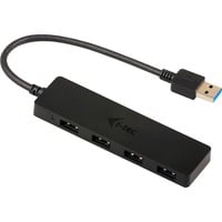 i-tec USB 3.0 Slim Passive HUB 4 Port, Hub USB Noir