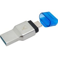 Kingston MobileLite Duo 3C, Lecteur de carte Argent, USB 3.1