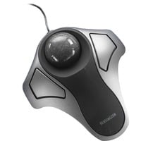 Kensington Trackball optique Orbit Argent/Noir, Ambidextre, Trackball, USB Type-A, Argent