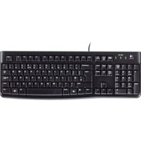 Logitech K120, clavier Layout US (QWERTY), Rubberdome