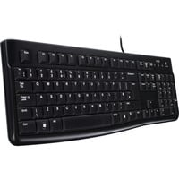 Logitech Keyboard K120, clavier Noir, Layout BE, Rubberdome
