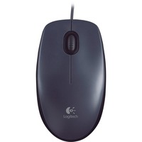 Logitech M90, Souris Gris foncé, 1000 dpi, Vente au détail