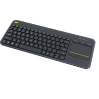 Logitech Wireless Touch K400 Plus clavier Gris foncé, Layout BE (AZERTY)