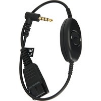 Jabra 8800-00-103 accessoire pour casque /oreillettes, Câble Noir, QD, 3,5 mm, Noir
