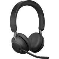 Jabra Evolve2 65, MS Stereo casque on-ear Noir, Microsoft Teams, Bluetooth