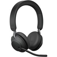 Jabra Evolve2 65, UC Stereo casque on-ear Noir, Unified Communication, Bluetooth