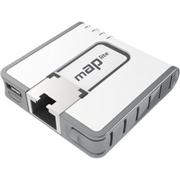 MikroTik mAP lite, Point d'accès Blanc/gris, 1x RJ-45, WLAN
