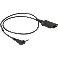 Plantronics 64279-02 câble de téléphone Noir, Adaptateur Noir, 2,5 mm, Noir
