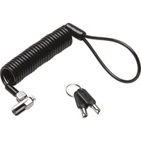 Kensington Câble de sécurité à clé NanoSaver® portable Noir/Argent, 2,3 m, Kensington, Clé, Acier au carbone, Noir, Argent