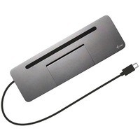 i-tec USB-C Metal Ergonomic 4K 3x Display, Station d'accueil Gris