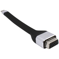 i-tec USB-C > VGA plat, Adaptateur Noir, 0,13 mètre