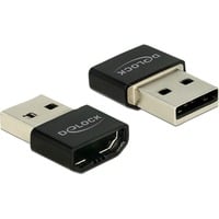 DeLOCK Adaptateur HDMI-A femelle vers USB-A Noir