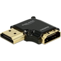 DeLOCK Adaptateur HDMI A mâle vers HDMI A femelle, Câble Noir