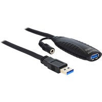 DeLOCK Câble d'extension actif USB 3.0 Noir, 10 mètres