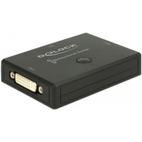 DeLOCK DVI 2 - 1 Switch bidirectionnel 4K 30 Hz, Switch DVI Noir