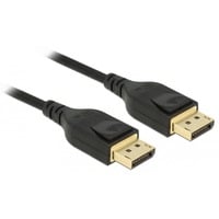 DeLOCK DisplayPort, Câble Noir, 2 mètres, 8K