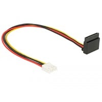 DeLOCK Disquette 4 broches femelle > SATA 15 broches femelle, Câble 0,3 mètre