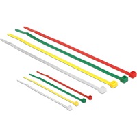 DeLOCK Jeu de serre-câbles 100x2,5 et 100x3,5 Coloré, 200 pièces