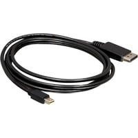 DeLOCK Mini DisplayPort > DisplayPort, Câble Noir, 3 mètres