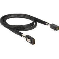 DeLOCK Mini SAS HD SFF-8643 > Mini SAS SFF-8087, Câble Noir, 1 mètre