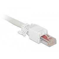 DeLOCK RJ45 plug Cat.6 UTP toolfree, Prise de courant Blanc, 2 pièces