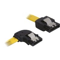 DeLOCK SATA II, coin gauche, Câble Jaune, 0,3 mètre