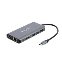 DeLOCK Station d'accueil USB Type-C 4K Gris