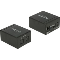 DeLOCK Switch 2x TOSLINK vers 1x TOSLINK out Noir