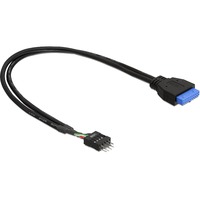 DeLOCK USB 3.0 > USB 2.0 Header, Adaptateur Noir, 0,3 mètres
