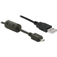 DeLOCK USB-A 3.0 > USB-A 3.0, Câble Noir, 1 mètre