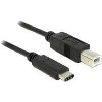 DeLOCK USB-C 2.0 > USB-A, Câble Noir, 1 mètre
