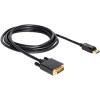 DeLOCK USB-C - USB-A 3.0, Câble Noir, 3 mètres
