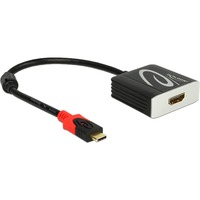 DeLOCK USB-C mâle > HDMI femelle (DP Alt Mode), Adaptateur Noir, 0,2 mètre, 4K 30Hz