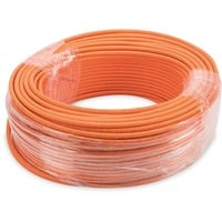 Digitus Câble d'installation professionnel Cat.7 S/FTP simplex Orange, 100 mètres