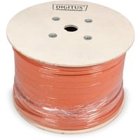 Digitus Câble d'installation professionnel Cat.7 S/FTP simplex Orange, 1000 mètres