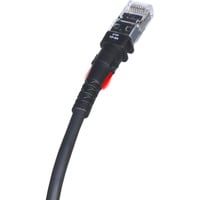 Patchsee Câble réseau TP-6A-F/4 Noir, 1,2 mètre