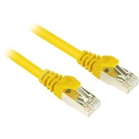 Sharkoon Câble RJ45  Cat.6 SFTP Jaune, 25 cm