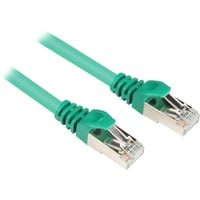 Sharkoon Câble RJ45  Cat.6 S/FTP Vert, 25 cm