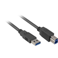 Sharkoon USB-A 2.0 > Micro USB-B, Câble Noir, 1 mètre