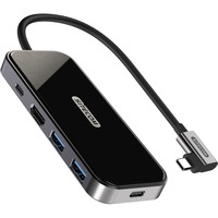 Sitecom Adaptateur et hub USB-C vers HDMI avec USB-C Power Delivery, Station d'accueil Noir/Argent