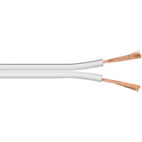 goobay Câble de haut-parleur Blanc, 10 mètres, 2x 1,50 mm²