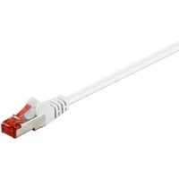 goobay Câble de raccordement Cat.6 S/FTP (PiMF) Blanc, 3 mètres