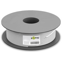 goobay Câble de raccordement Cat.6 S/FTP (PiMF), extérieur Noir, 100 mètres